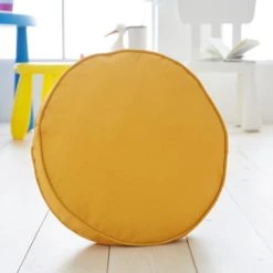 Dunelm Circle Cushion 3D Effect, Kids Cushion, Cotton