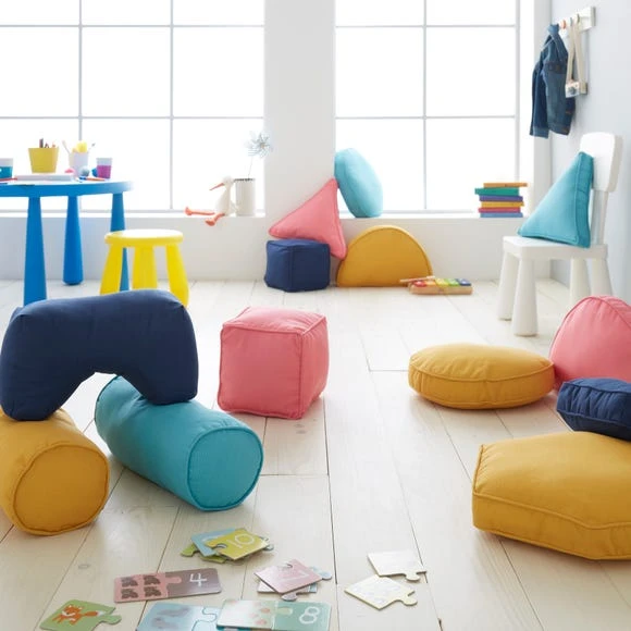 Dunelm Triangle Cushion 3D Effect, Cotton, Kids Cushion 6 Dunelm Triangle Cushion 3D Effect, Cotton, Kids Cushion - Image 6