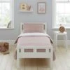 Dunelm Pink Spotted 100% Jersey Cotton Reversible Cot Bed / Toddler Duvet Cover and Pillowcase Set Light Pink, Duvet Cover Sets