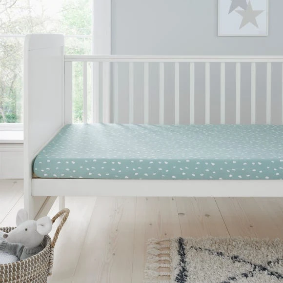 Dunelm Set of 2 Spotted 100% Cotton Jersey Fitted Sheets Plain, Natural History Museum Modern Skandi 7 Dunelm Set of 2 Spotted 100% Cotton Jersey Fitted Sheets Plain, Natural History Museum Modern Skandi - Image 7