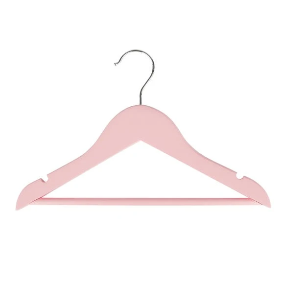 Dunelm Pack of 6 Kids Wooden Hangers Metal, Plain 8 Dunelm Pack of 6 Kids Wooden Hangers Metal, Plain - Image 8