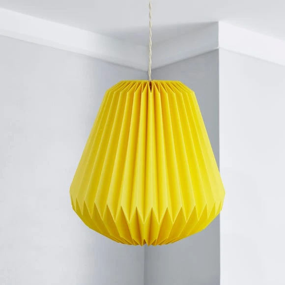 Dunelm Origami Decagon Easy Fit Pendant Monochrome Pop, Paper, Geometric 2 Dunelm Origami Decagon Easy Fit Pendant Monochrome Pop, Paper, Geometric - Image 2