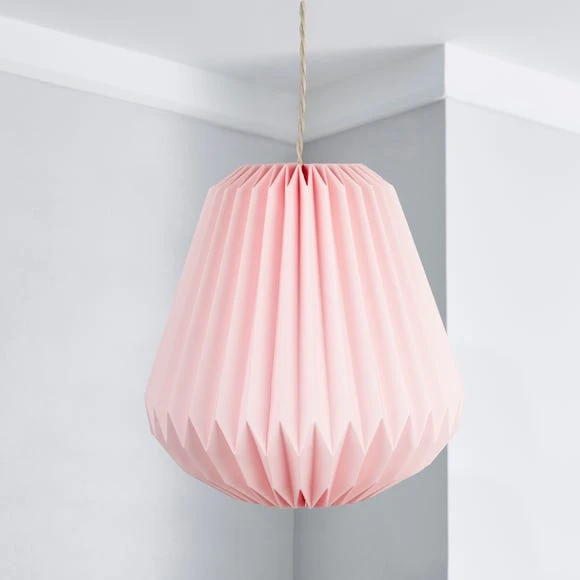 Dunelm Origami Decagon Easy Fit Pendant Monochrome Pop, Paper, Geometric 6 Dunelm Origami Decagon Easy Fit Pendant Monochrome Pop, Paper, Geometric - Image 6