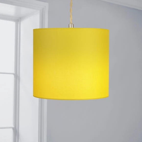 Dunelm Ava 20cm Drum Shade Contemporary, Plain, Light Shades 5 Dunelm Ava 20cm Drum Shade Contemporary, Plain, Light Shades - Image 5