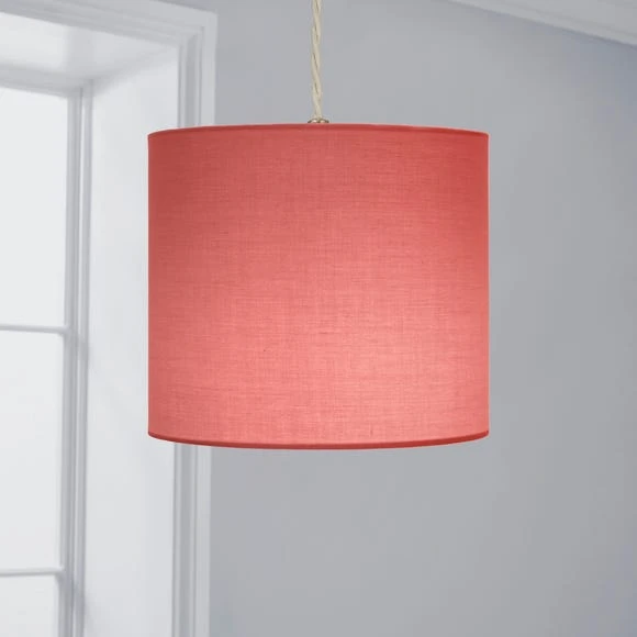 Dunelm Ava 20cm Drum Shade Contemporary, Plain, Light Shades 13 Dunelm Ava 20cm Drum Shade Contemporary, Plain, Light Shades - Image 13