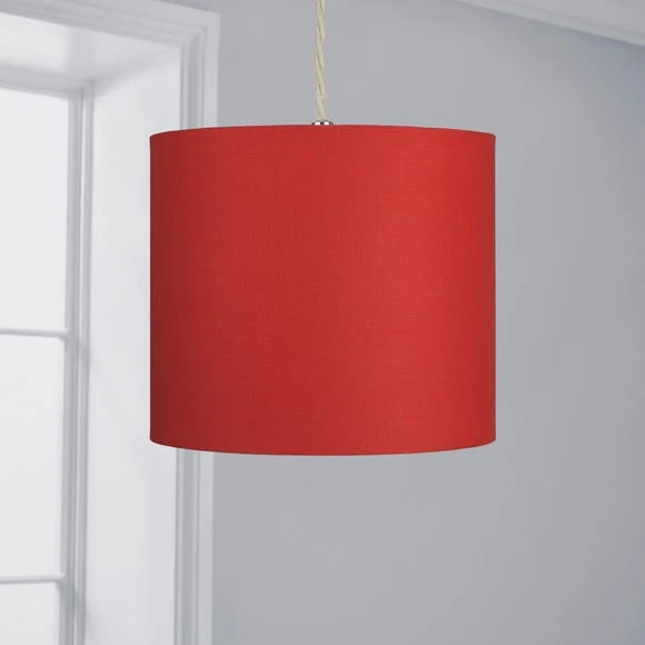 Dunelm Ava 20cm Drum Shade Contemporary, Plain, Light Shades 10 Dunelm Ava 20cm Drum Shade Contemporary, Plain, Light Shades - Image 10