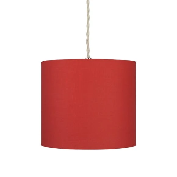 Dunelm Ava 20cm Drum Shade Contemporary, Plain, Light Shades 12 Dunelm Ava 20cm Drum Shade Contemporary, Plain, Light Shades - Image 12