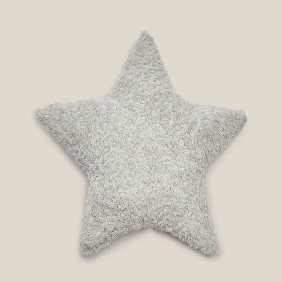 Dunelm Grey Light Up Star Cushion Polyester, Stars, Kids Cushion 3 Dunelm Grey Light Up Star Cushion Polyester, Stars, Kids Cushion - Image 3