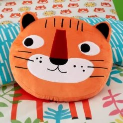 Cosatto Tiger Tropics Cushion Animals, Polyester, Kids Cushion