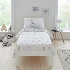 Disney 101 Dalmatians 100% Cotton Reversible Duvet Cover and Pillowcase Set Printed, Duvet Cover Sets, Animals
