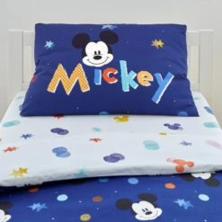 Disney Mickey Mouse 100% Cotton Reversible Duvet Cover and Pillowcase Set Animals, Duvet Cover Sets, Printed -All Kids And Nursery Sales 2024 30737732 alt02
