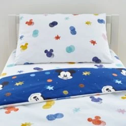 Disney Mickey Mouse 100% Cotton Reversible Duvet Cover and Pillowcase Set Animals, Duvet Cover Sets, Printed -All Kids And Nursery Sales 2024 30737732 alt03