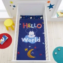 Disney Mickey Mouse 100% Cotton 4 Tog Cot Bed / Toddler Quilt Reversible, Kids, Animals -All Kids And Nursery Sales 2024 30737733 alt05