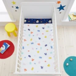 Disney Mickey Mouse 100% Cotton 4 Tog Cot Bed / Toddler Quilt Reversible, Kids, Animals -All Kids And Nursery Sales 2024 30737733 alt06