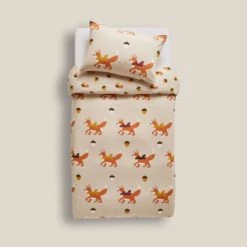 Dunelm Fox 100% Brushed Cotton Reversible Duvet Cover and Pillowcase Set Animals, Printed, Duvet Cover Sets 9 Dunelm Fox 100% Brushed Cotton Reversible Duvet Cover and Pillowcase Set Animals, Printed, Duvet Cover Sets -All Kids And Nursery Sales 2024 30737777 alt04