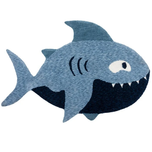 Dunelm Shark Rug Rugs, Animals, Kids 2 Dunelm Shark Rug Rugs, Animals, Kids - Image 2
