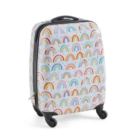 Dunelm Rainbow Cabin Case Luggage, Plastic, Kids 2 Dunelm Rainbow Cabin Case Luggage, Plastic, Kids - Image 2