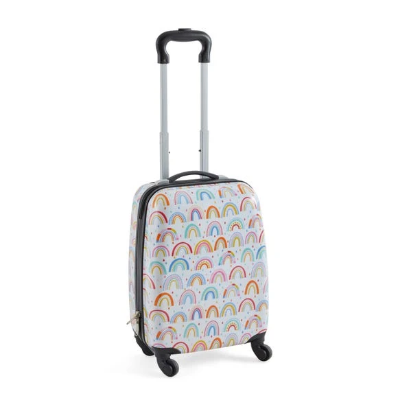 Dunelm Rainbow Cabin Case Luggage, Plastic, Kids 3 Dunelm Rainbow Cabin Case Luggage, Plastic, Kids - Image 3