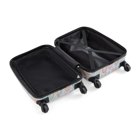 Dunelm Rainbow Cabin Case Luggage, Plastic, Kids 5 Dunelm Rainbow Cabin Case Luggage, Plastic, Kids - Image 5
