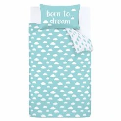 Born To Dream 100% Organic Cotton Duvet Cover and Pillowcase Set Reversible, Duvet Cover Sets, Patterned 8 Born To Dream 100% Organic Cotton Duvet Cover and Pillowcase Set Reversible, Duvet Cover Sets, Patterned -All Kids And Nursery Sales 2024 30747208 alt04