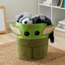 Kids Bedding Sales Shop 12 Star Wars Baby Grogu Storage Tub Viscose, Polyester, Storage Baskets