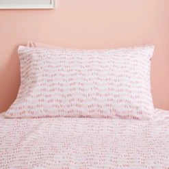 Dunelm Boho Desert 100% Cotton Duvet Cover and Pillowcase Set Pink, Kids, Abstract -All Kids And Nursery Sales 2024 30747300 alt03