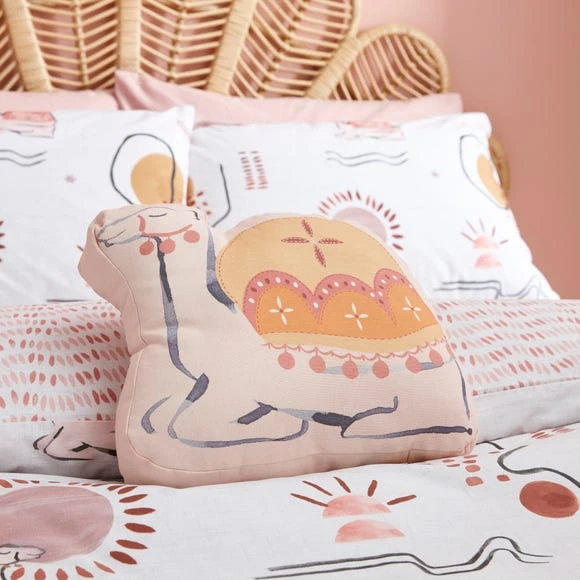 Dunelm Boho Desert Camel Cushion Cotton, Abstract, Kids Cushion 2 Dunelm Boho Desert Camel Cushion Cotton, Abstract, Kids Cushion - Image 2