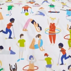 Dunelm Young Minds Keep Active 100% Cotton Duvet Cover and Pillowcase Set Kids, Patterned, Duvet Cover Sets -All Kids And Nursery Sales 2024 30747304 alt04