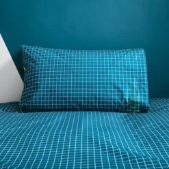 Dunelm Game On Duvet Cover and Pillowcase Set Polycotton, Duvet Cover Sets, Green -All Kids And Nursery Sales 2024 30747308 alt03