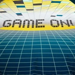 Dunelm Game On Duvet Cover and Pillowcase Set Polycotton, Duvet Cover Sets, Green -All Kids And Nursery Sales 2024 30747308 alt04