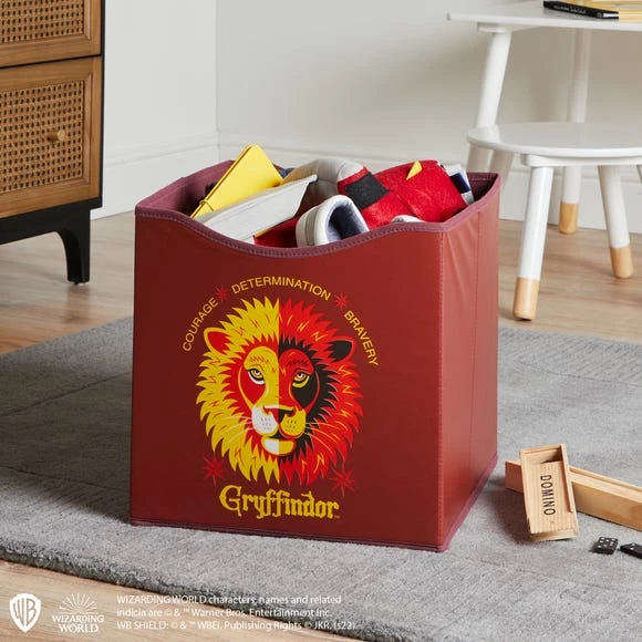 Harry Potter Gryffindor Storage Cube Fabric, Kids, Cube Storage 1 Harry Potter Gryffindor Storage Cube Fabric, Kids, Cube Storage
