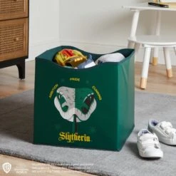 Harry Potter Slytherin Storage Cube Kids, Polyester, Fabric