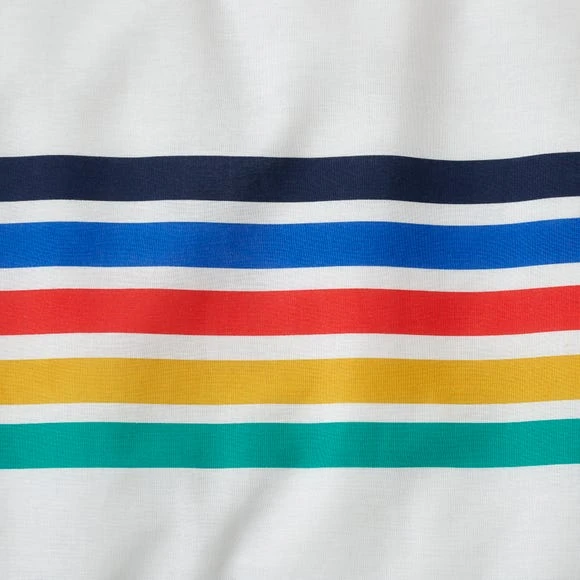 Dunelm Retro Stripe 100% Cotton Duvet Cover and Pillowcase Set Striped, Reversible, MultiColoured 5 Dunelm Retro Stripe 100% Cotton Duvet Cover and Pillowcase Set Striped, Reversible, MultiColoured - Image 5