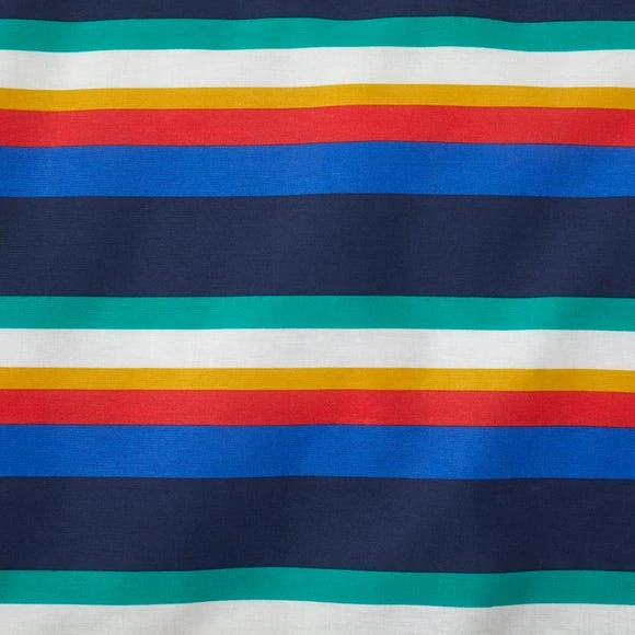 Dunelm Retro Stripe 100% Cotton Duvet Cover and Pillowcase Set Striped, Reversible, MultiColoured 6 Dunelm Retro Stripe 100% Cotton Duvet Cover and Pillowcase Set Striped, Reversible, MultiColoured - Image 6