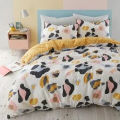Dunelm Leopard Duvet Cover and Pillowcase Set Polycotton, Kids, Animal Print -All Kids And Nursery Sales 2024 30747609 alt08