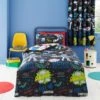 Disney Buzz Lightyear Duvet Cover and Pillowcase Set MultiColoured, Kids, Reversible