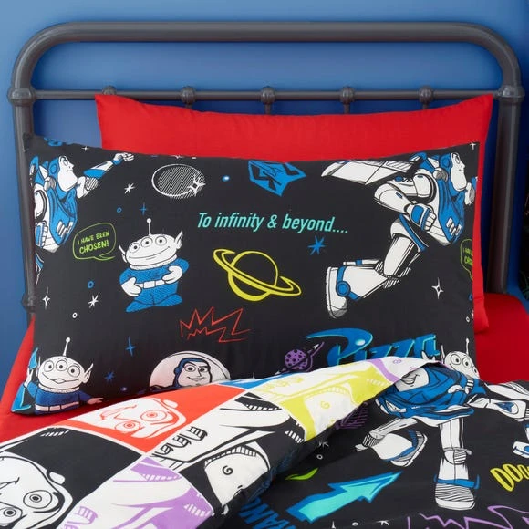 Disney Buzz Lightyear Duvet Cover and Pillowcase Set MultiColoured, Kids, Reversible 3 Disney Buzz Lightyear Duvet Cover and Pillowcase Set MultiColoured, Kids, Reversible - Image 3