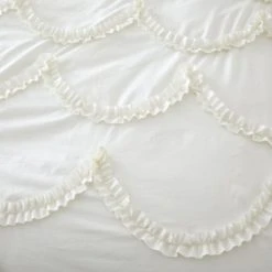 Dunelm Scallop Ruffle Duvet Cover and Pillowcase Set Kids, Duvet Cover Sets, Ivory 7 Dunelm Scallop Ruffle Duvet Cover and Pillowcase Set Kids, Duvet Cover Sets, Ivory -All Kids And Nursery Sales 2024 30747634 alt02