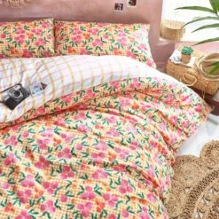Style Lab Juicy Duvet Cover and Pillowcase Set Polycotton, Floral, MultiColoured -All Kids And Nursery Sales 2024 30749066 alt02