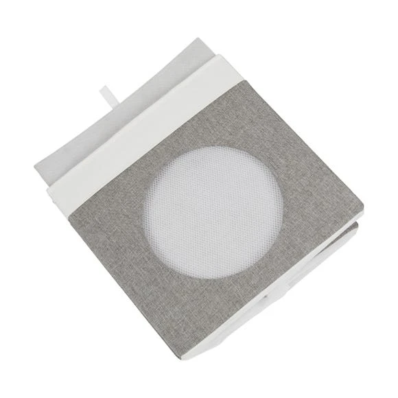 Dunelm Circle Mesh Grey Foldable Box Fabric, Storage Boxes, Polyester 5 Dunelm Circle Mesh Grey Foldable Box Fabric, Storage Boxes, Polyester - Image 5