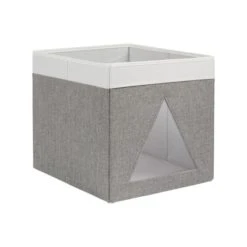 Dunelm Triangle Mesh Grey Foldable Box Storage Boxes, Polyester, Fabric 7 Dunelm Triangle Mesh Grey Foldable Box Storage Boxes, Polyester, Fabric -All Kids And Nursery Sales 2024 30753858 alt02