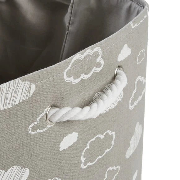 Dunelm Cloud Storage Basket Grey Kids, Storage Baskets, Fabric 3 Dunelm Cloud Storage Basket Grey Kids, Storage Baskets, Fabric - Image 3