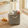 Dunelm Dotty Storage Basket Grey Storage Baskets, Spotted, Kids