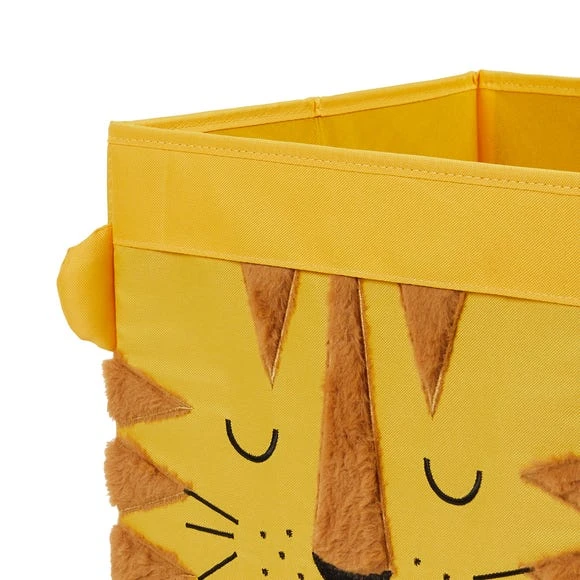 Dunelm Tiger Felt Foldable Box Storage Boxes, Fabric, Kids 4 Dunelm Tiger Felt Foldable Box Storage Boxes, Fabric, Kids - Image 4