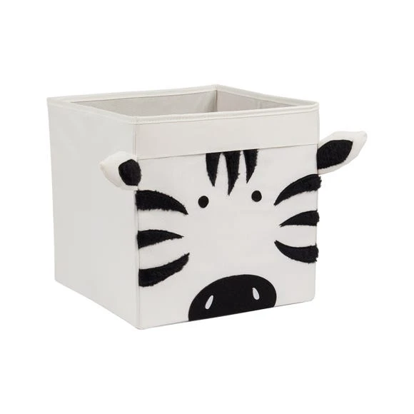 Dunelm Zebra Felt Foldable Box Kids, Animals, Folding 3 Dunelm Zebra Felt Foldable Box Kids, Animals, Folding - Image 3