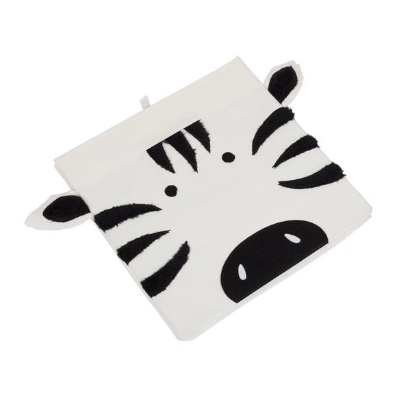 Dunelm Zebra Felt Foldable Box Kids, Animals, Folding 5 Dunelm Zebra Felt Foldable Box Kids, Animals, Folding - Image 5