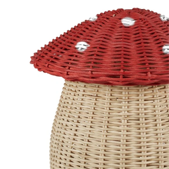 Dunelm Toadstool Red Storage Basket Kids, Animals, Rattan 4 Dunelm Toadstool Red Storage Basket Kids, Animals, Rattan - Image 4