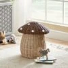 Dunelm Toadstool Natural Storage Basket Kids, Storage Baskets, Rattan
