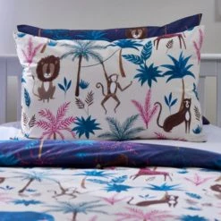 Dunelm Jungle Friends Reversible Duvet Cover and Pillowcase Set Kids, Duvet Cover Sets, Polycotton 9 Dunelm Jungle Friends Reversible Duvet Cover and Pillowcase Set Kids, Duvet Cover Sets, Polycotton -All Kids And Nursery Sales 2024 30755016 alt03