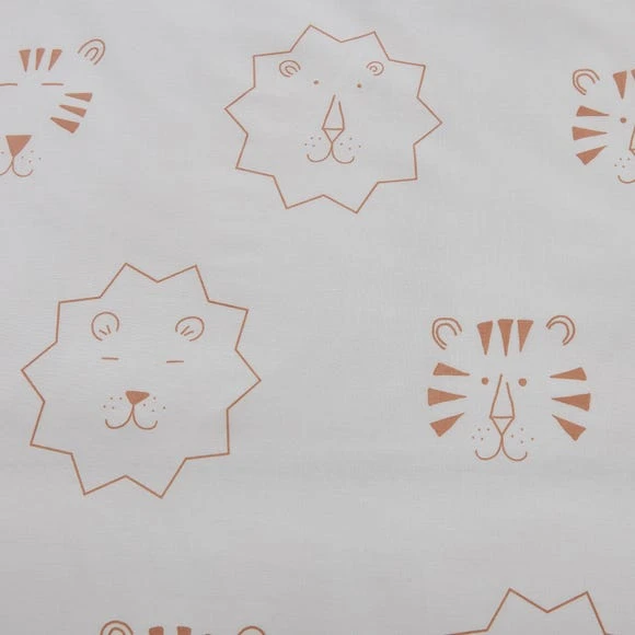 Dunelm Jungle Cubs Reversible Duvet Cover and Pillowcase Set Kids, Animals, Polycotton 5 Dunelm Jungle Cubs Reversible Duvet Cover and Pillowcase Set Kids, Animals, Polycotton - Image 5